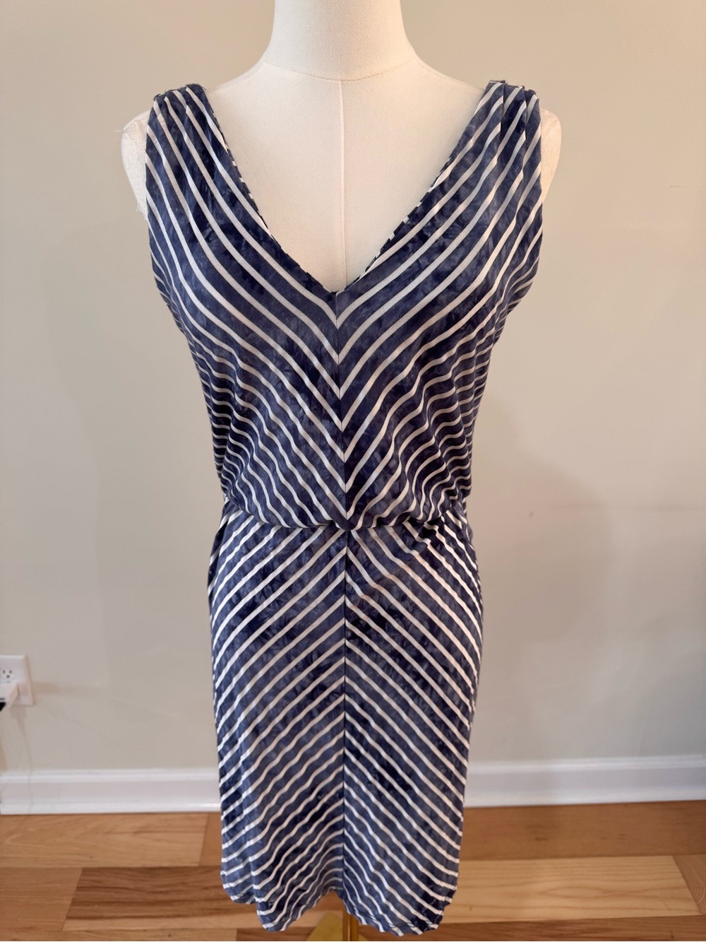 ALYX Limited striped sleeveless midi dress